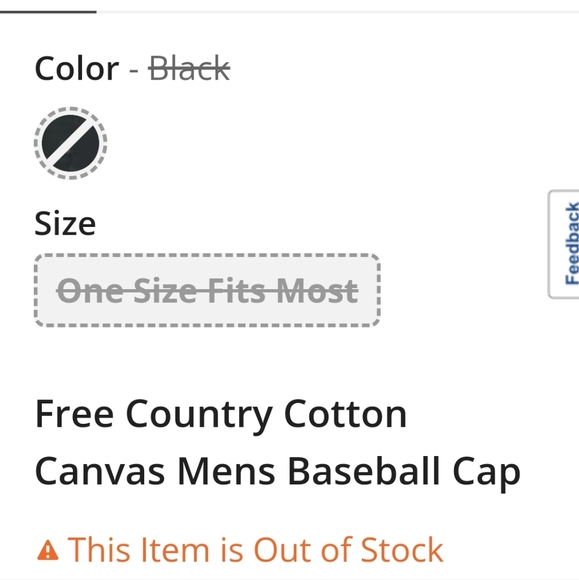 Free Country Cotton Canvas Mens Baseball Cap Golf Hat GREY NWT LtdEd SO 1 LEFT! - Picture 9 of 9